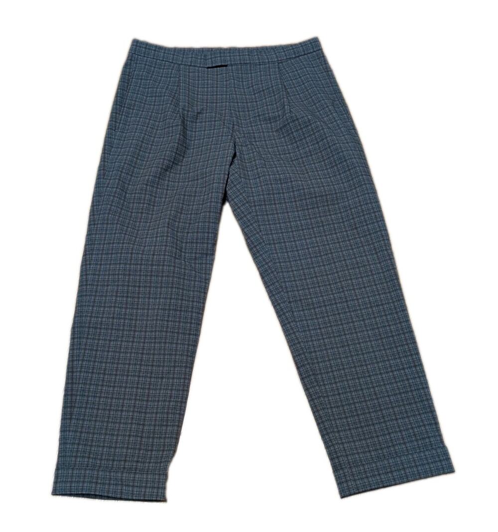 BEAMS Plus Performance Trouser Pants Plaid Men's Size Large Cuffed Gray Japan